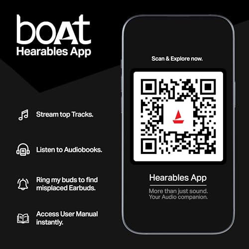 boAt Airdopes 141/8, Low Latency, ENx Tech, 42HRS Battery, Fast Charge, Stream Ad Free Music via App Support, Bluetooth Earbuds, TWS Ear Buds Wireless Earphones with mic (Bold Black)