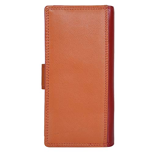 Calfnero Women Genuine Leather Clutch Wallet