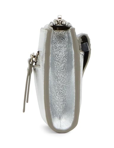 Anne Klein Women's AK 2 Piece Gift Set with Card case and Removeable Insert, Silver, X-Small, Silver, X- small, Ak 2 Piece Gift Set With Card Case and Removeable Insert