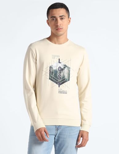 Graphic Print Cotton Sweatshirt