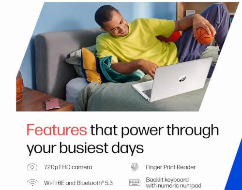 HP EliteBook 650 G10 (2026), Intel Core i3 13th Gen 1315U, (16GB/512GB SSD/Intel UHD Graphics/Windows 11 Pro) Business Laptop/Backlit+FingerPrint/15.6" Touch FHD Display/Silver/1.5 Kg/MSO 2024
