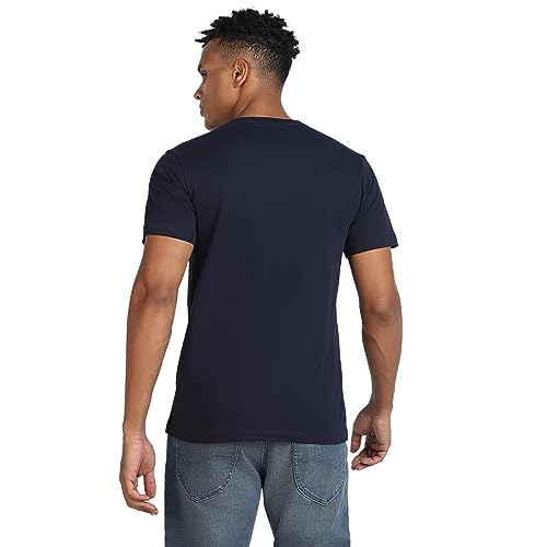 Lee Men's Slim Fit T-Shirt (LMTS004716_Blue