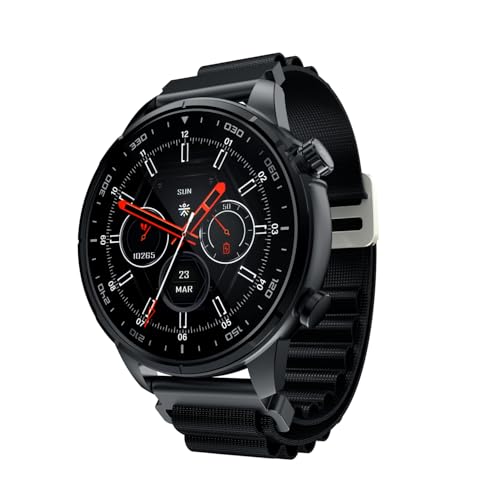 CULT Sprint Running smartwatch with Built-in Turbo Track GPS, Multi-GNSS, Glonass, Galileo & Beidou, 1.43” AMOLED Display, Compass, Strava, Health Tracking, Bluetooth Calling