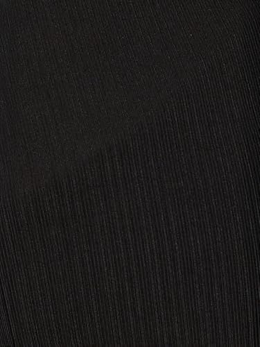 Max Women's Cotton Blend Modern Below The Knee Dress (SR4001P_Black