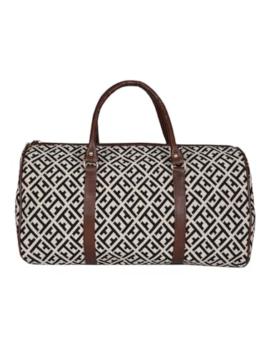 MINI WESST Multi Printed Casual Detachable Shoulder Strap and Handles Duffel Bag (Multi-Color_MWDF001PR)