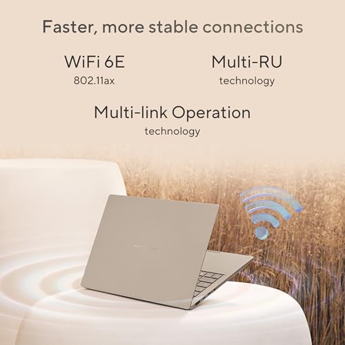 ASUS Zenbook A14, Snapdragon X Processor,(Qualcomm Adreno iGPU/16GB RAM/512GB SSD/Windows 11 Home/MS Office 365 Basic (1Year)*/14" FHD+ OLED/AI PC/Zabriskie Beige/0.98 kg),UX3407QA-QD258WS