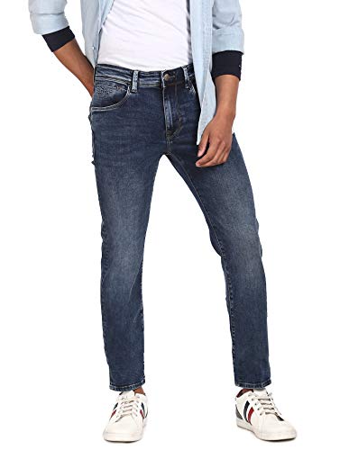 U.S. POLO ASSN. Men's Regular Jeans (UDJEN0038_Blue_34)