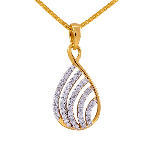 Joyalukkas Pride Diamond Collection 18K Yellow Gold and Diamond Pendant