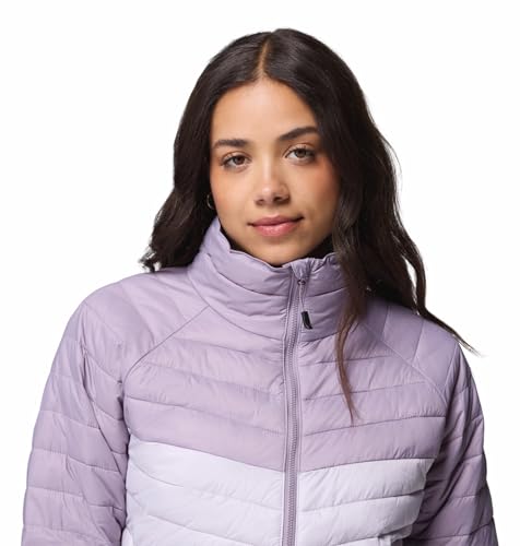 Columbia Women Purple OmniShield Powder Pass Down Jacket, 2XL