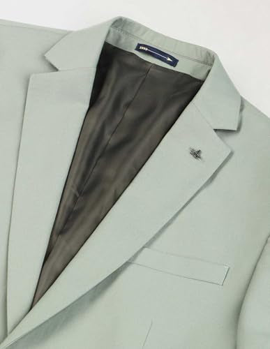 Arrow Men's Polyester Business Suit Pants Set (ARAJSU5568_Green