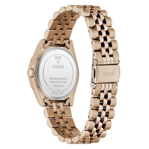 GUESS Round 34mm White Dial Analog Women Watch - GW1099L4