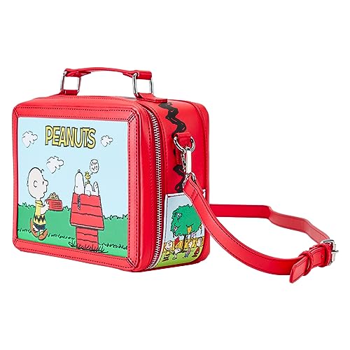 Loungefly Peanuts Charlie Brown Lunchbox Crossbody Bag