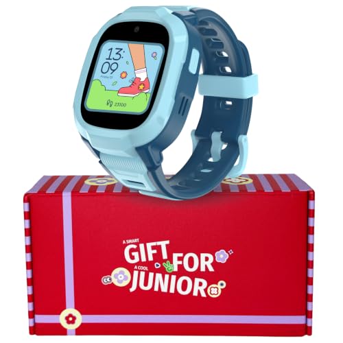 Noise Junior Explorer 2 Rakhi Delight Gift Box - Smart Watch for Kids with 4G SIM Compatibility, 2-Way Video & Voice Calling, Geofencing, Real-Time Location Monitoring via Google Maps (Frost Pop)