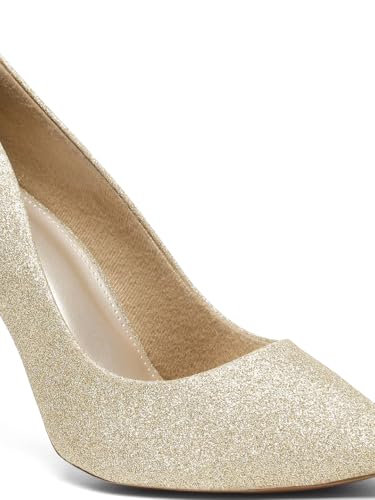 Flat n Heels Womens Gold Pumps FnH 3431-GD