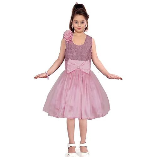 Ripening Girl's First Birthday Tutu Dress Baby Pink Kids Dress Midi Dress Cotton Frock Summer Wear New Born Princess Dresses