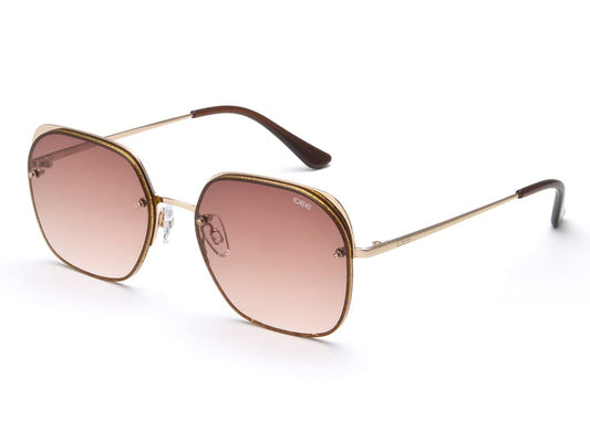 IDEE_Square_Metal_Women_UV Protected_Half Rim_SUNGLASS