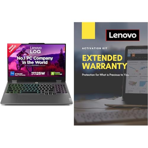 Lenovo LOQ Intel Core i7-13650HX 15.6" (39.6cm) 144Hz 300Nits FHD Gaming Laptop (16GB/512GB SSD/Win 11/NVIDIA RTX 3 2 Year Extended Warranty with Onsite Service (5WS0K75664)
