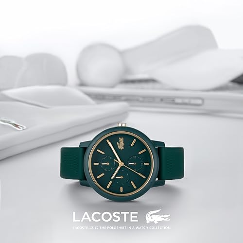 Lacoste 12.12 Women's Quartz Multifunction Watch, Green, Contemporary