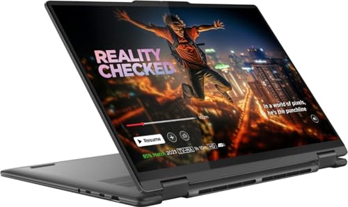 Lenovo 2024 Yoga 7 2-in-1 16” WUXGA IPS Touch Laptop 12-Core Intel Core Ultra 7 155U 16GB LPDDR5 1TB SSD Thunderbolt 4 USB-C w/DP WiFi AX BT Webcam HDMI2.1 Backlit KB Fingerprint Windows 11 Home