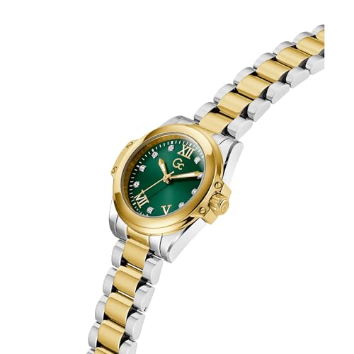 GUESS Collection Bolt Lady Green Round Dial Analog Women's Watch - Z58002L9