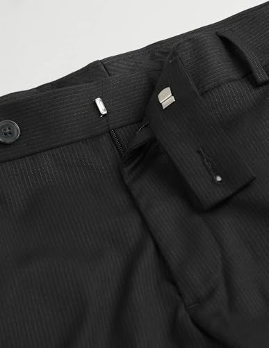 Arrow Men's Tapered Pants (ARAEOTR1905_Black