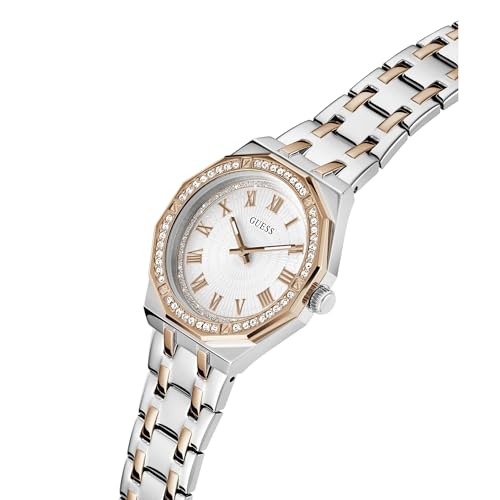 GUESS Analog White Dial Women's Watch-GW0770L5