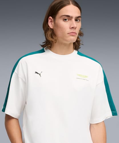 PUMA | Aston Martin F1 Lifestyle Men's T7 Oversized Tee | Green Lux | M