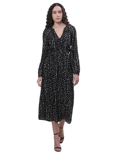 VERO MODA Womens Midi Dress Black