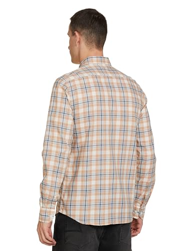 Arrow Sport Lt. Brown Casual Shirt (ASAEOSH1494_38)