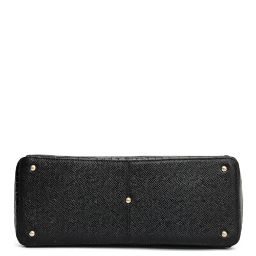 Da Milano Leather Shoulder Bag for Women - Black (LB-02590)