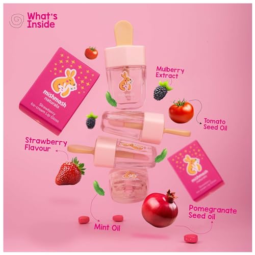 Mishmash Naturals Makeup Kit for Kids Girls, Age 3-14, Pack of 5