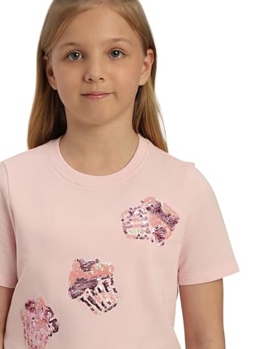 VERO MODA Girl Regular Fit Pink Tshirt