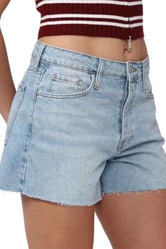 FOREVER 21 women's Boyfriend Shorts (460849_Blue