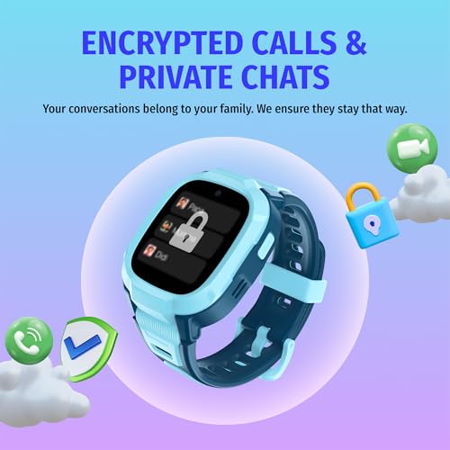 Noise Junior Explorer 2 Rakhi Delight Gift Box - Smart Watch for Kids with 4G SIM Compatibility, 2-Way Video & Voice Calling, Geofencing, Real-Time Location Monitoring via Google Maps (Frost Pop)
