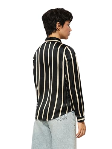 ONLY Women's Regular Black Shirt