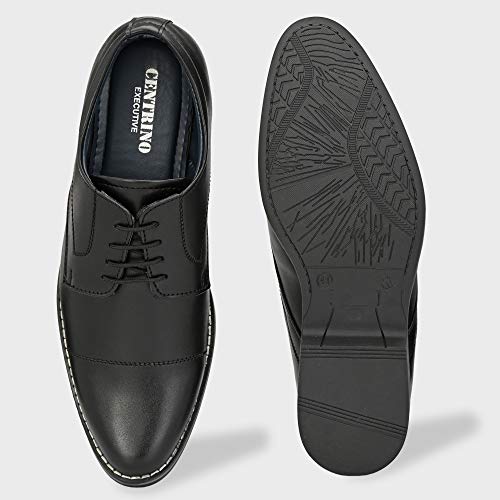 Centrino Men's Formal Black Shoes