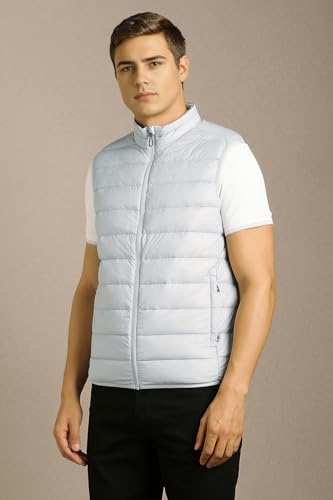 Louis Philippe_Mens_Casual_Light Grey_Jacket_LYJKGL10007217_3XL