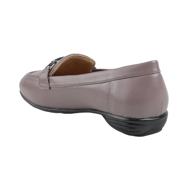 tresmode MOR Grey Women's Casual Loafers in Size 7 UK / 40 EU