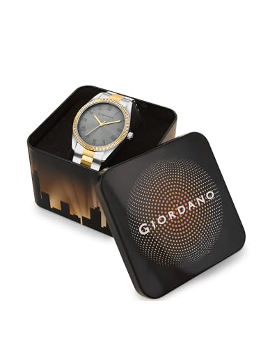 Giordano Classic Formal Analog Watch for Men with Stainless Steel Strap and Roman Numeric Indices -GZ-50112