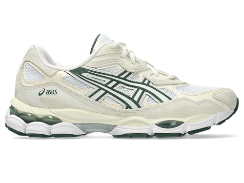ASICS Unisex Gel-NYC Ivory/Forest Night Sneakers - 5 UK Men/ 4 UK Women (1203A383.750)