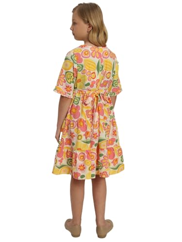 VERO MODA Girl Multicolor Fit & Flare Dress