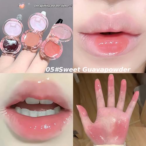 Cappuvini Sweetheart Cat Ring Lip Gloss | Non-Transfer Smudge Proof Lip Stain | Coffee Peach Nude Berry Queen Lipstick Colors | Cute Wearable Ring Design | Jelly Texture Glass Lip Effect | Buildable Coverage Full Pigment Glossy Finish | Light Texture for