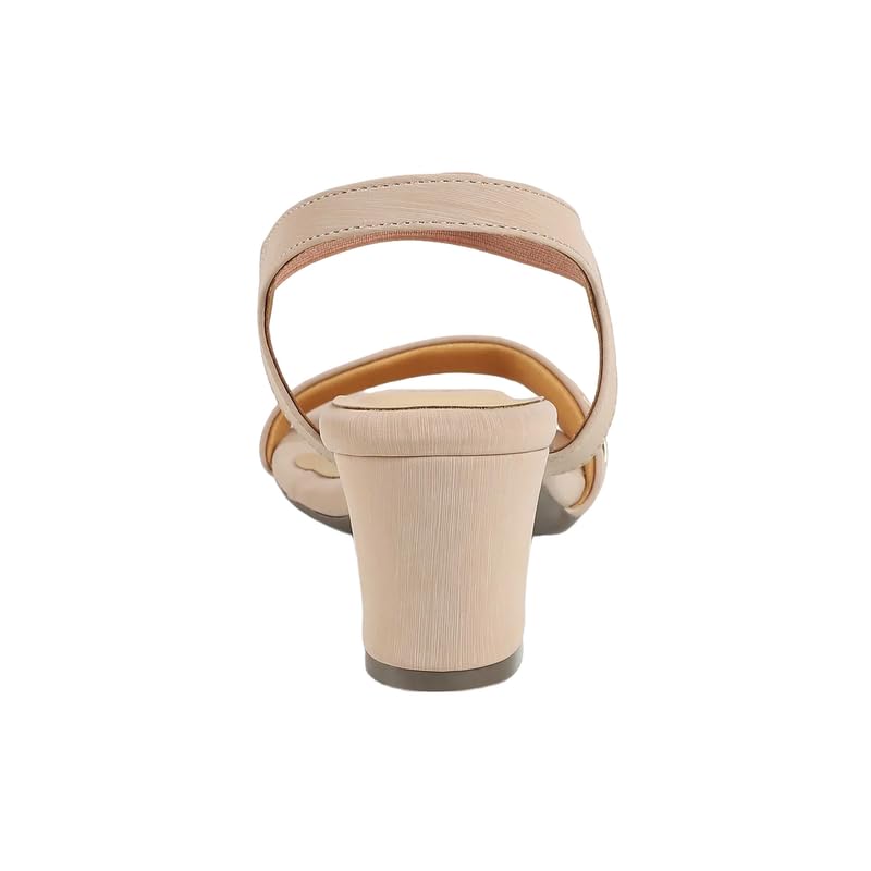 tresmode GOLSI Pink Women's Dress Block Heel Sandals in Size 8 UK / 41 EU