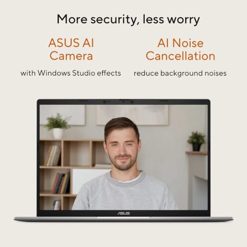 ASUS Vivobook S14 (2026), Smartchoice,AMD Ryzen AI 7 445,AMD Radeon iGPU,16GB RAM,512GB SSD,FHD+ OLED,14"(35.5 cm),Windows 11,M365 Basic(1Y),Office 2024,Cool Silver,1.4 Kg,M3407GA-SF075WS,AI Laptop