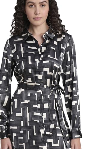VERO MODA Womens Midi Dress Black