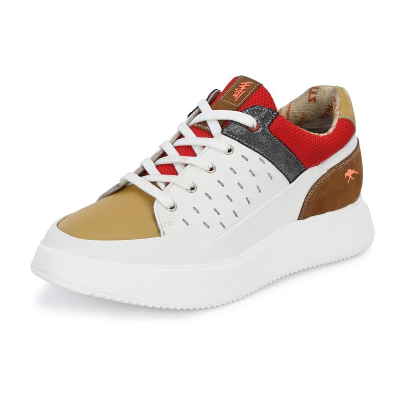 HITZ Men's White Casual Running Shoes - UK 8