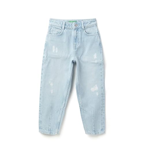 United Colors of Benetton Girl's Loose Jeans (25A4DENCG172I901