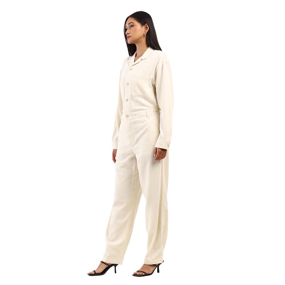 Levi's X Deepika Padukone Cargo Jumpsuit (A3714-0000_XS_Beige)