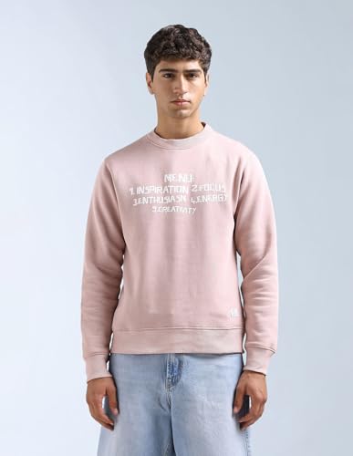 Typographic Printed Regular Fit Sweatshirt