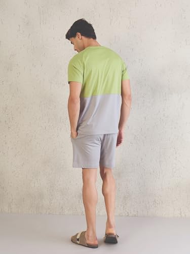 Sweet Dreams Men's Colorblocked Shorts Set